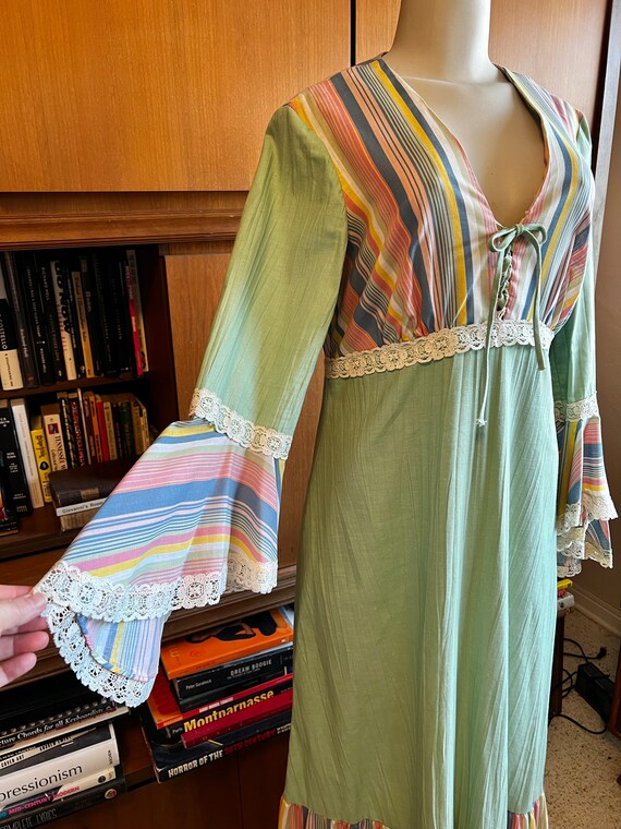 Vintage Volup Long Prairie Dress, Cottagecore, Re… - image 3