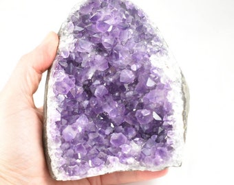 Amethyst Crystal From Brazil, Purple Crystal, Standing Crystal, Crown Chakra