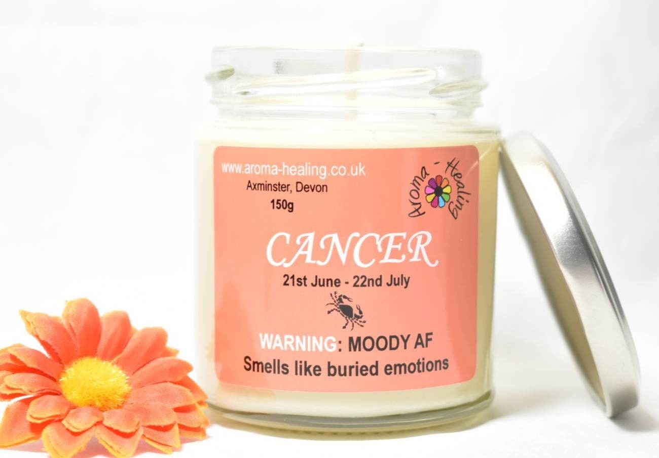 Cancer Candle Birthday Candle Funny Cancer Candle Gift Etsy