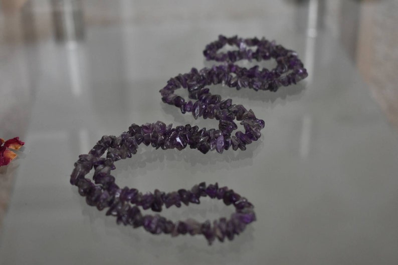 Amethyst Chip Necklace