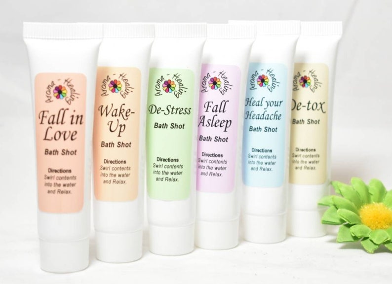 Bath Oil Miniature Bath Oils Pure Essential Oil Blends Gift Etsy