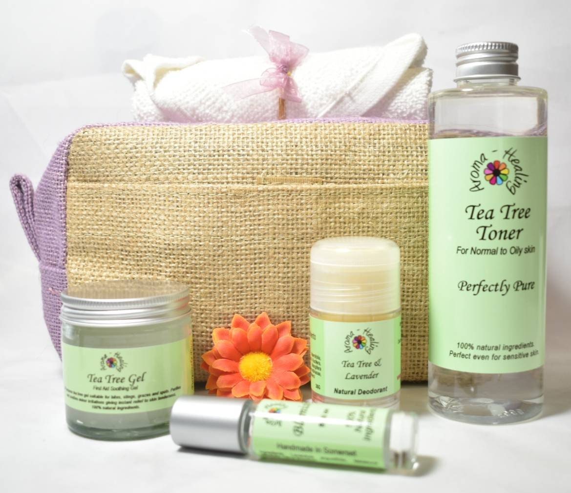 Tea Tree Gift Set Toiletry Bag Gift Tea Tree Collection Etsy