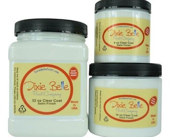 Dixie Belle CLEAR COAT / TOPCOAT (Satin, Flat or Gloss)