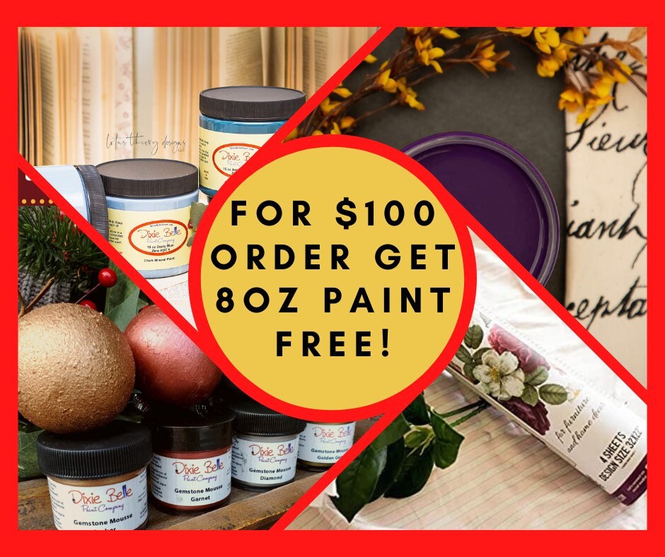 Dixie Belle Chalk Paint NO VOC Chalk Paint for Furniture and