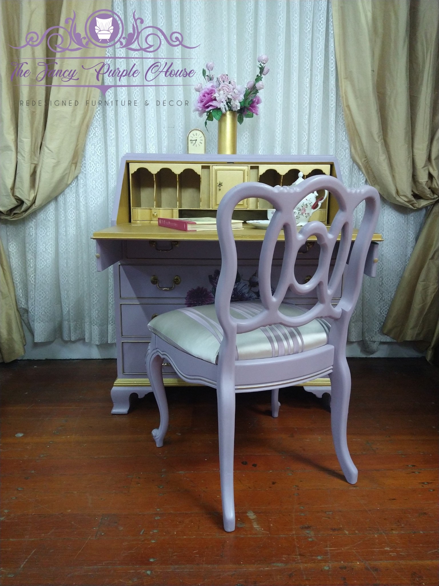 Secretary desk and chair hotsell