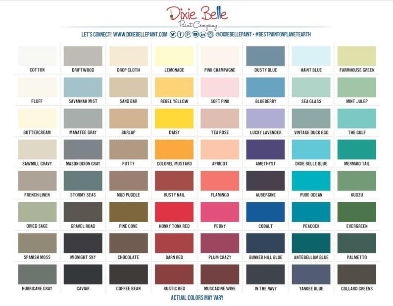 Dixie Belle Chalk Paint NO VOC Chalk Paint for Furniture and