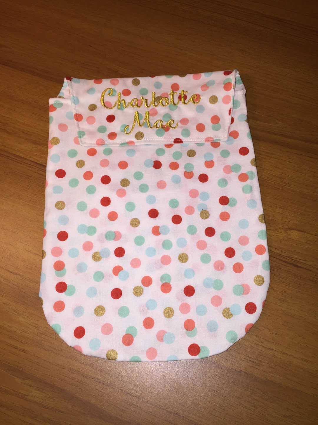 Personalized Diaper Wipe Clutch Diaper Carry Case Monogrammed Diaper