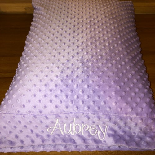Personalized Minky Pillowcase Toddler Pillow Cover Travel Etsy