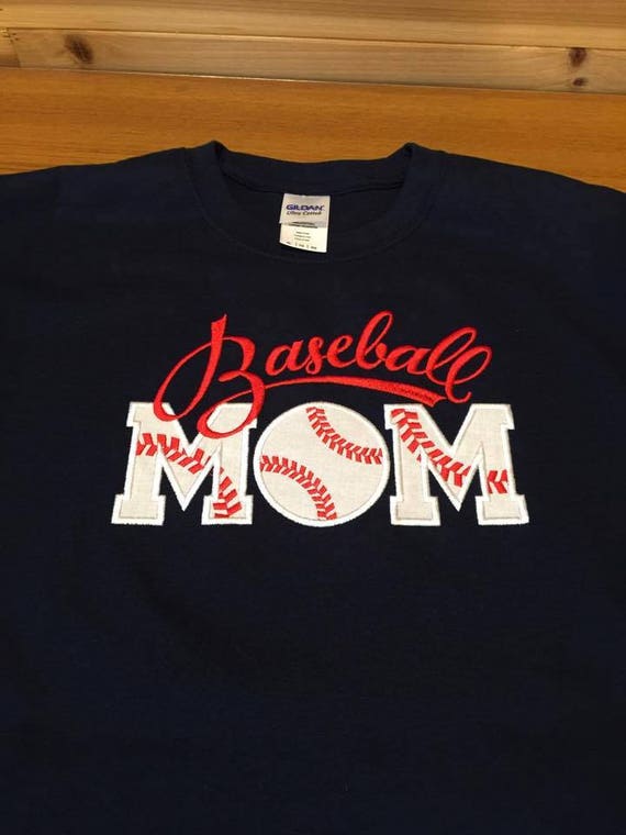 Stitched Baseball Mom Stitched Baseball Mom
