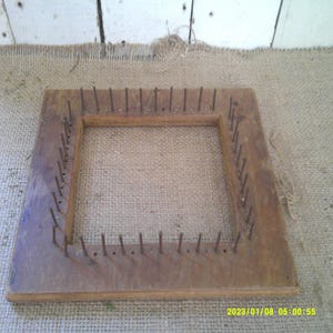 Vintage Weaving Loom, Handmade