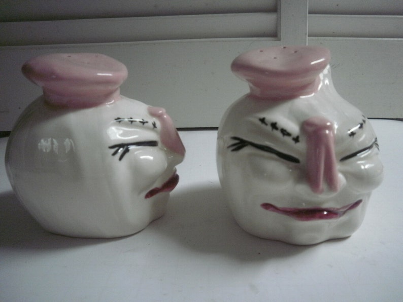 Adorable Vintage Onion Salt and Pepper Shakers 1940s 1950s Etsy
