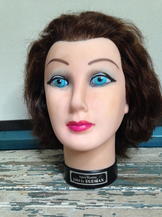 Burmax, Other, Great Halloween Decorcosmetology Mannequin Head With Human  Hair Debra By Burmax