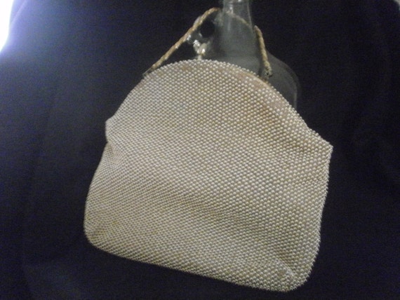 Gold Lame Purse made by Lumured Golden Petite Bea… - image 2