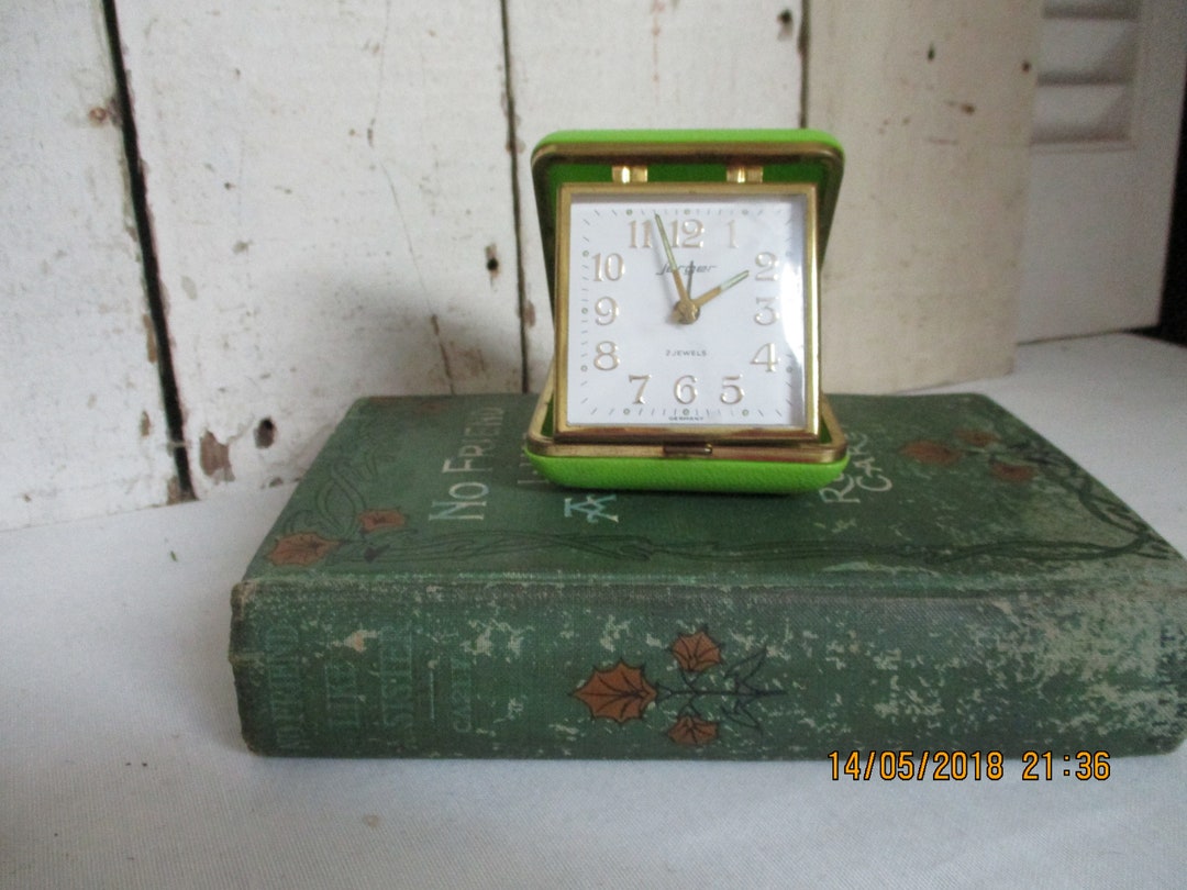 Jerger Travel Alarm Clock, Made in Germany, Working Alarm Clock, Bright