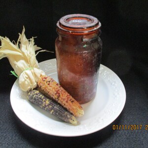 Antique American Snuff Company of New Jersey Amber Jar pat 1872