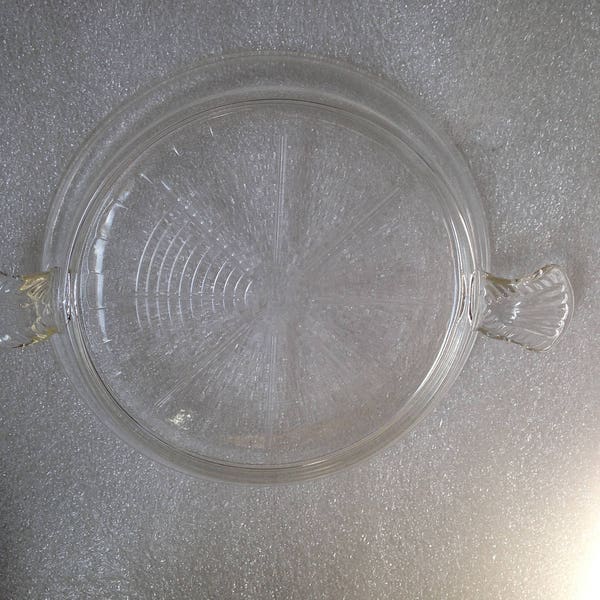 Fire-King Vintage Fire King Clear Glass Trivet