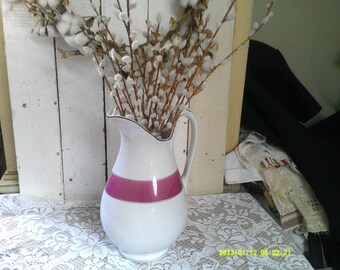 Beautiful Ironstone Pitcher
