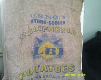 Extra Large Burlap Potato Sack