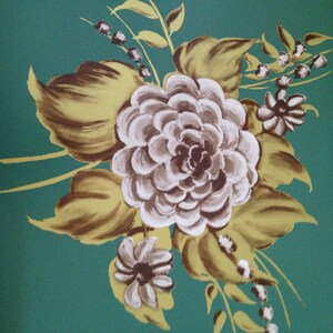 Beautiful Teal Gold and White Serving Tray or Hang with a grouping of Trays