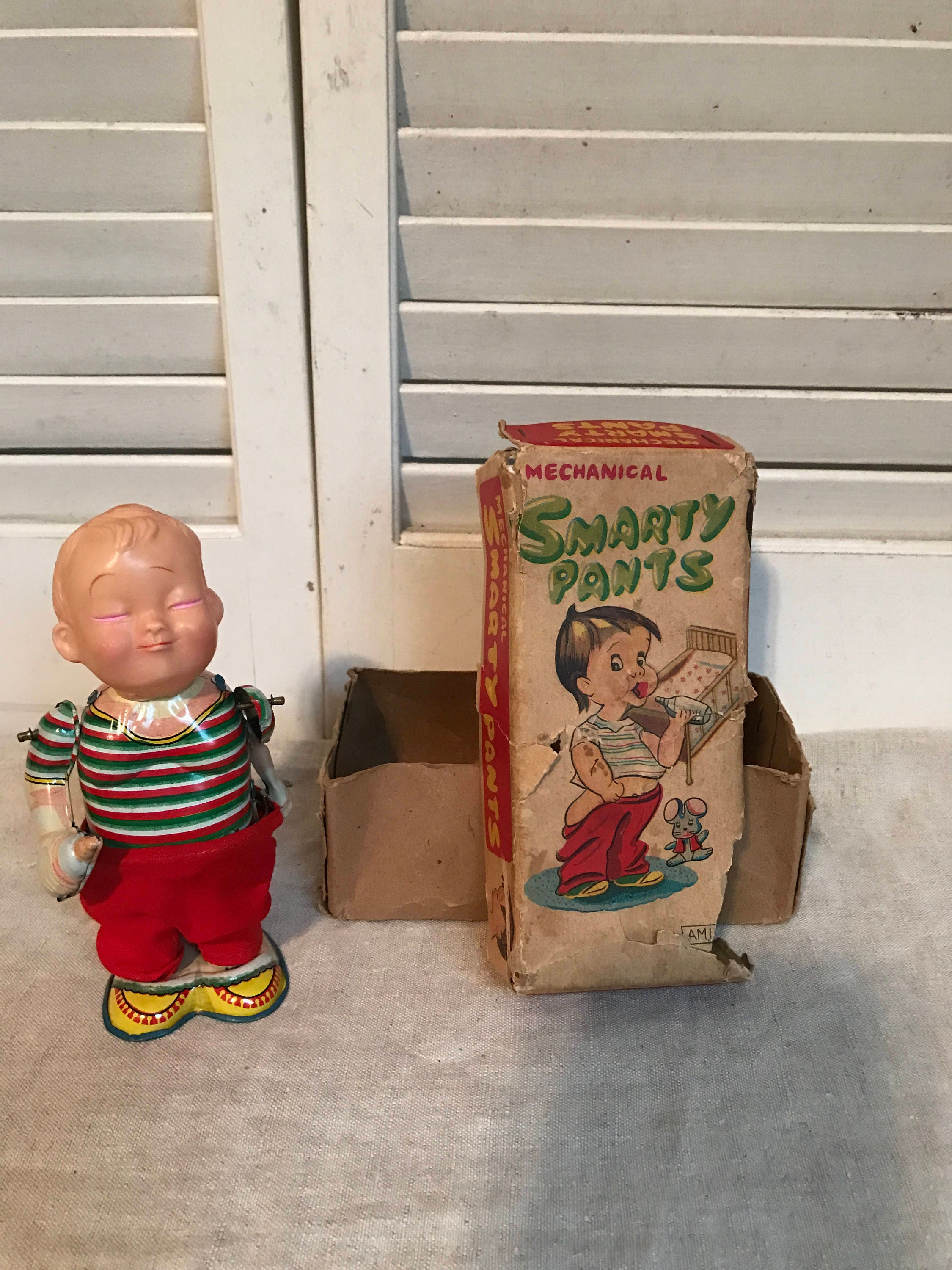 Mechanical Smarty Pants, Mikuni, Made in Japan, Rubber Head Mechanical Smarty Pants, Mikuni, Made in Japan, Rubber Head