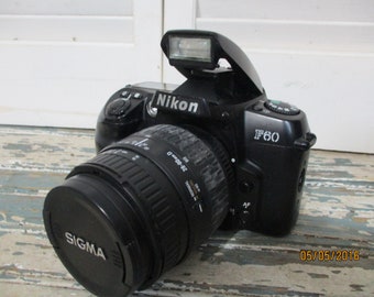 Nikon, F60, Sigma Zoom, 28-80 mm, lente fabricada en Japón, tres lentes Zoom Nikkor 43-86 mm, Nikon Serie E, 100 mm, lente Kiron 80-200 mm, 4 piezas