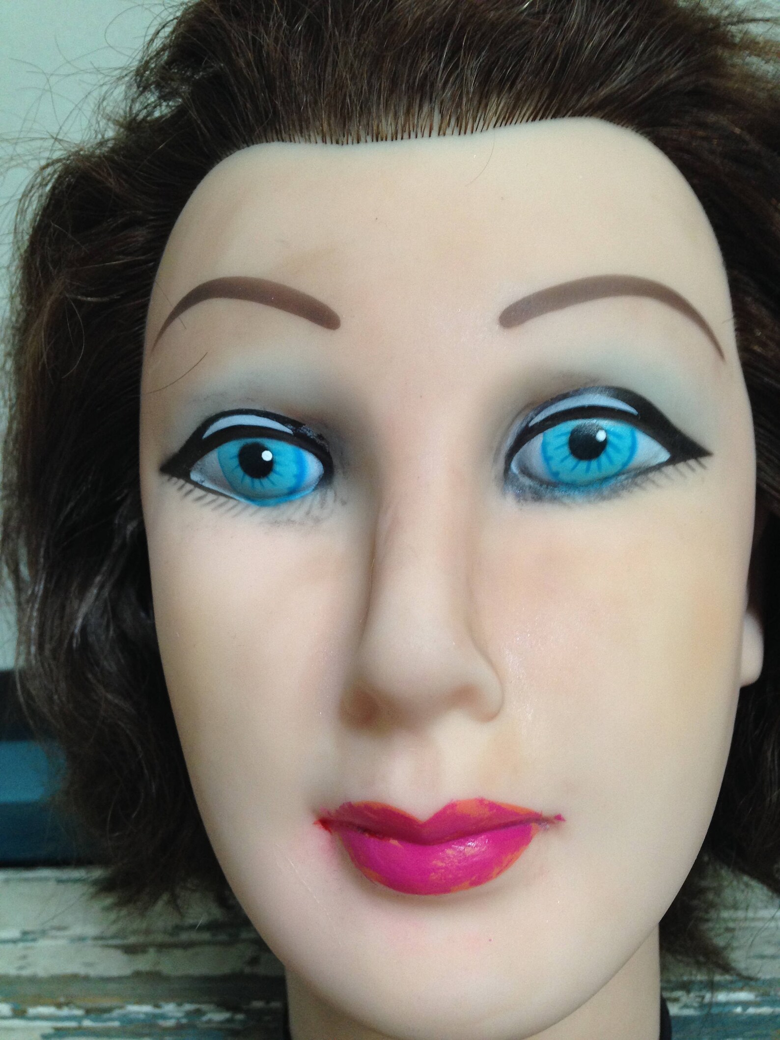 Plastic Mannequin Head Debra Manikin D804 by Burmax Auburn - Etsy Ireland