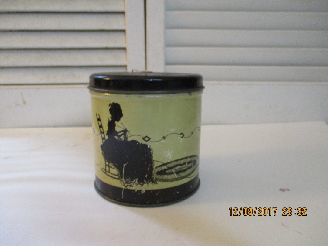 Vintage String Holder Antique String Holder Metal String Holder Rustic