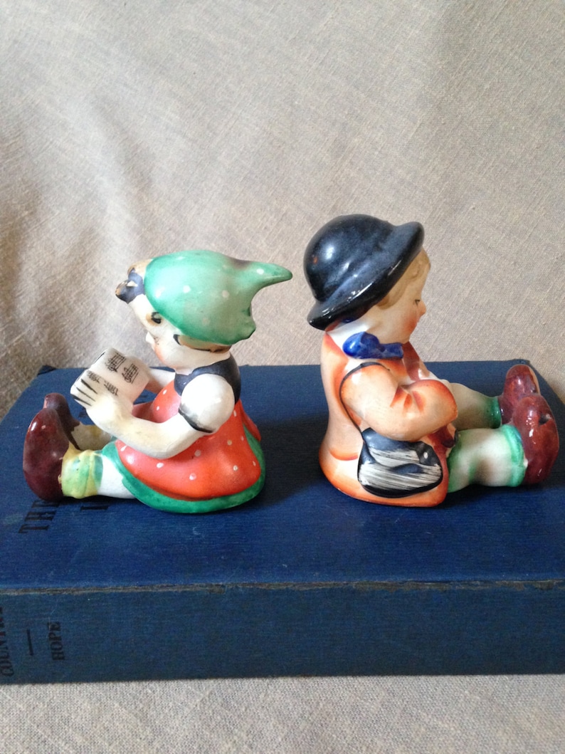 Vintage Hummel Like Figurines Stamped Made in Japan in Red Etsy