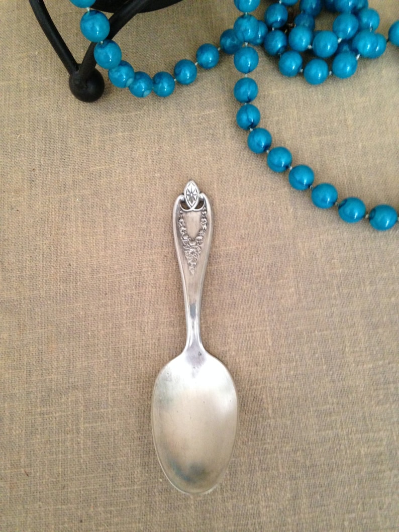 1847 Rogers Bros XS Triple Silver Baby Spoon Elegent Design on Etsy