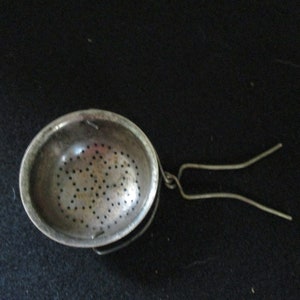 Silver Plated Tea Infuser, Loose Leaf Tea Infuser, Little Handle