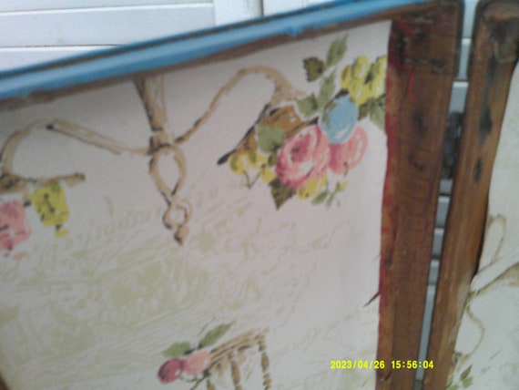 Painted Small Case, Painted Distressed Turquoise … - image 4