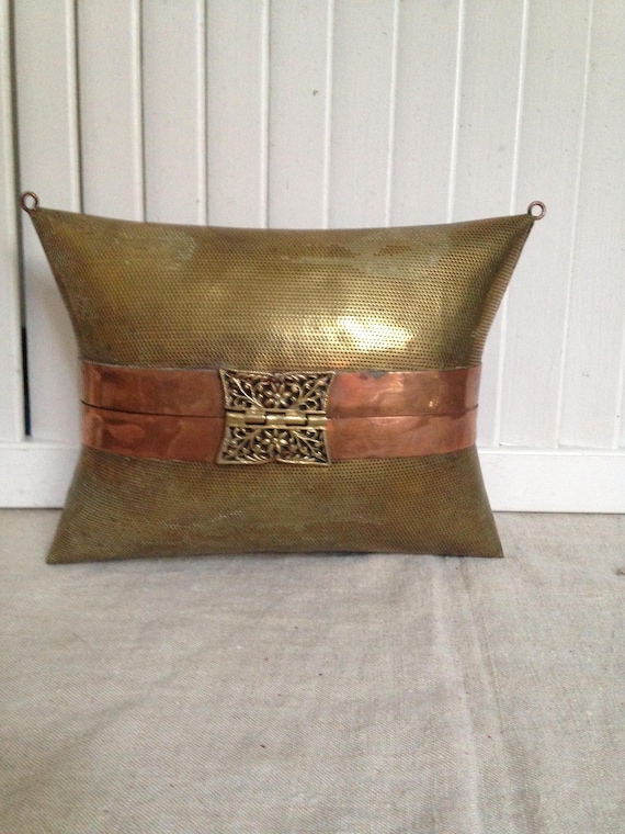 Brass and Copper Pillow Purse