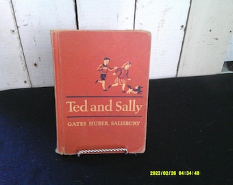 Ted and Sally 1951 Reading Book