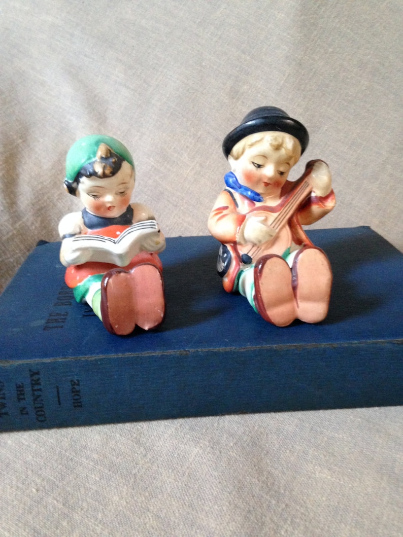 Vintage Hummel Like Figurines Stamped Made in Japan in Red Etsy