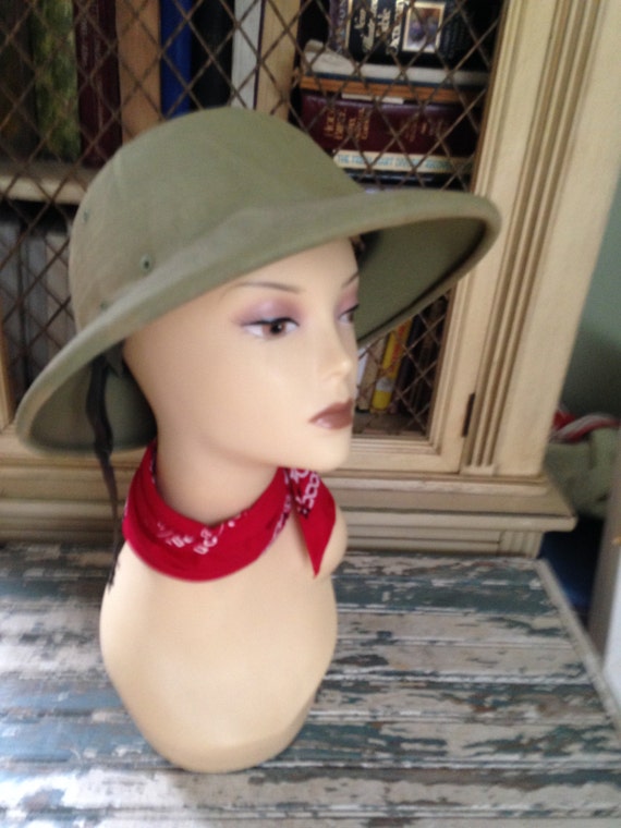 WW II Army Hard Hat Genuine Vintage Trooper Helmet