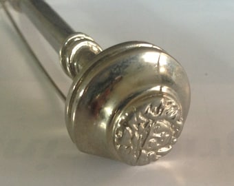 RARE Couture Runway Gianni Versace Medusa Head Brooch Pin Signed Gianni Versace Made in Italy Silver Tone