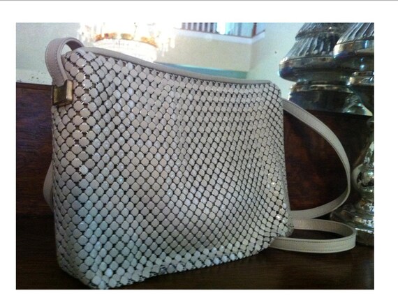 Classic Designer Whiting and Davis Cream Metal Al… - image 4