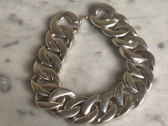 Gorgeous Heavy Sterling Silver Extra Large Infini… - image 4