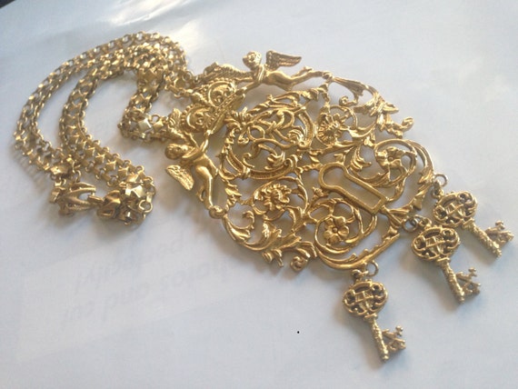 FAB FAB Runway Pauline Rader Ornate Filigree Cher… - image 2