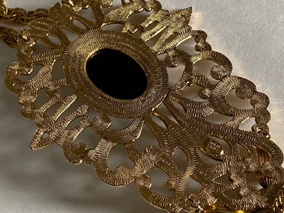 HUGE Designer Pauline Rader Ornate Etruscan Reviv… - image 10