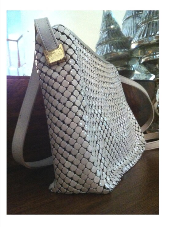 Classic Designer Whiting and Davis Cream Metal Al… - image 3