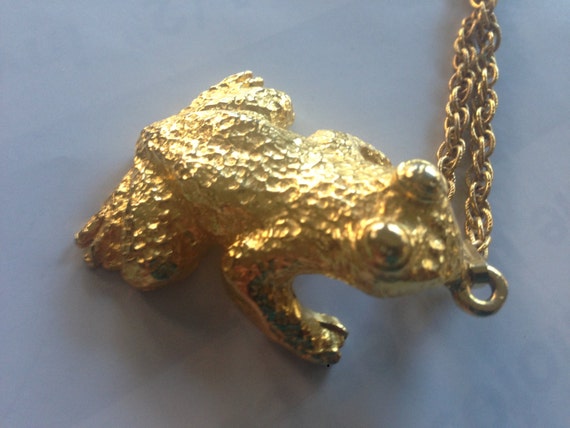 Designer Mimi Di N Frog Froggy Pendant Preppy Nec… - image 5