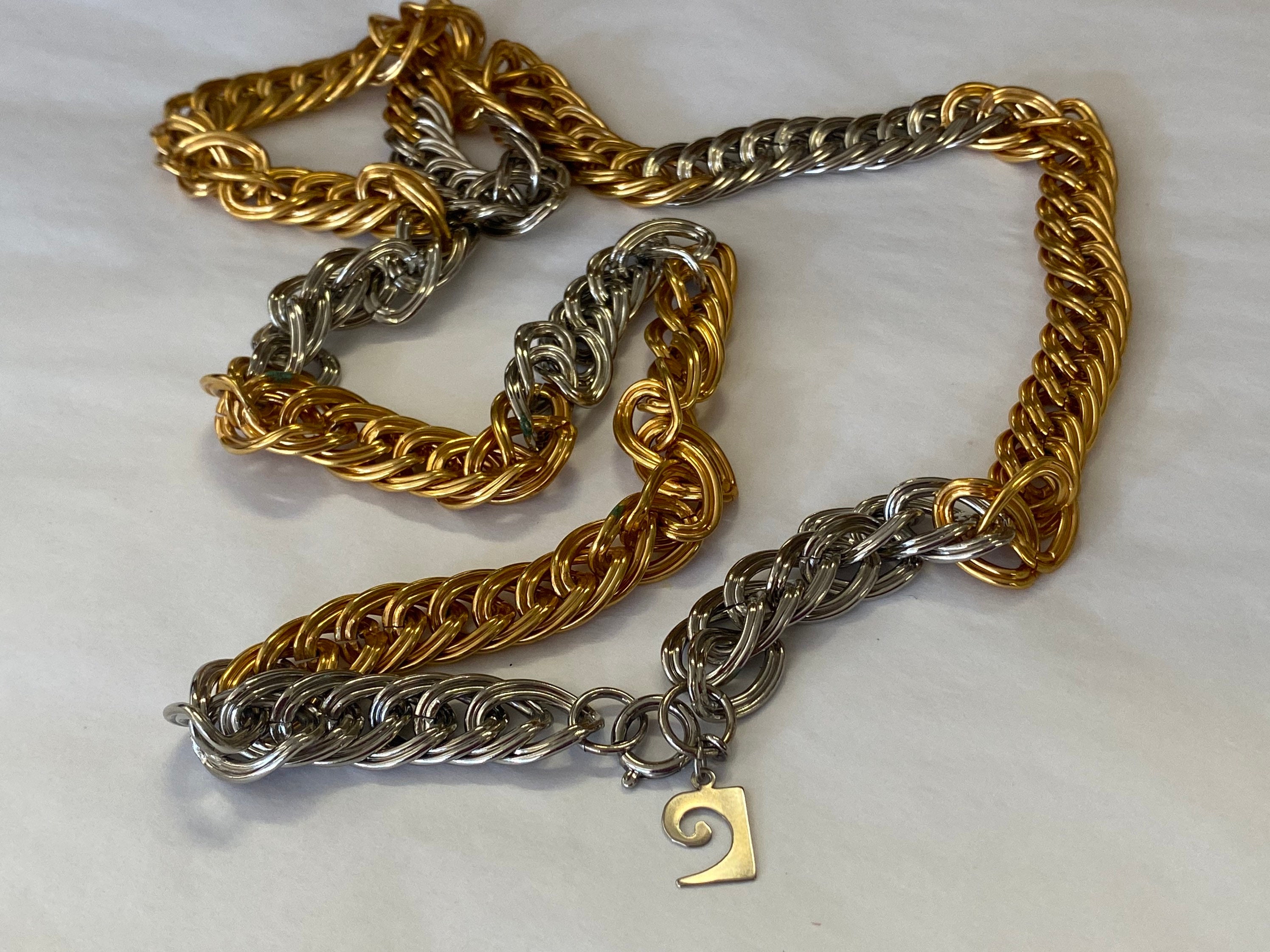 Vintage St John Chunky Triple-Strand Chain Belt II – Recess