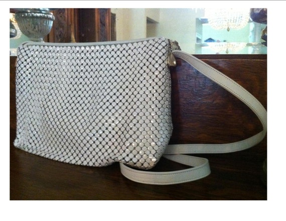 Classic Designer Whiting and Davis Cream Metal Al… - image 2