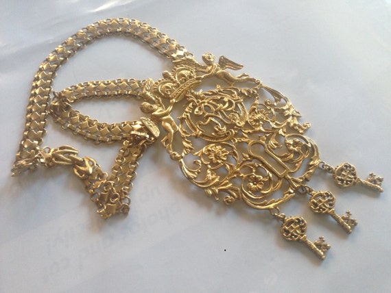 FAB FAB Runway Pauline Rader Ornate Filigree Cher… - image 3