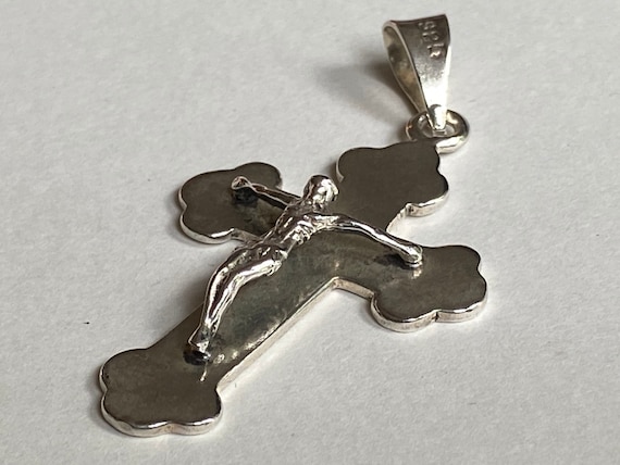 Vintage Taxco Mexico Sterling Silver Cross Necklace Pendant - Etsy