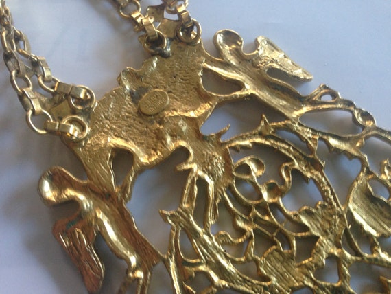 FAB FAB Runway Pauline Rader Ornate Filigree Cher… - image 4