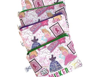 Wicked Kleine Kosmetiktasche Geldbeutel Täschchen Glinda Elphaba Schminktäschchen Handmade Reißverschluss Reisetäschchen Oz