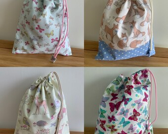 drawstring sponge bag