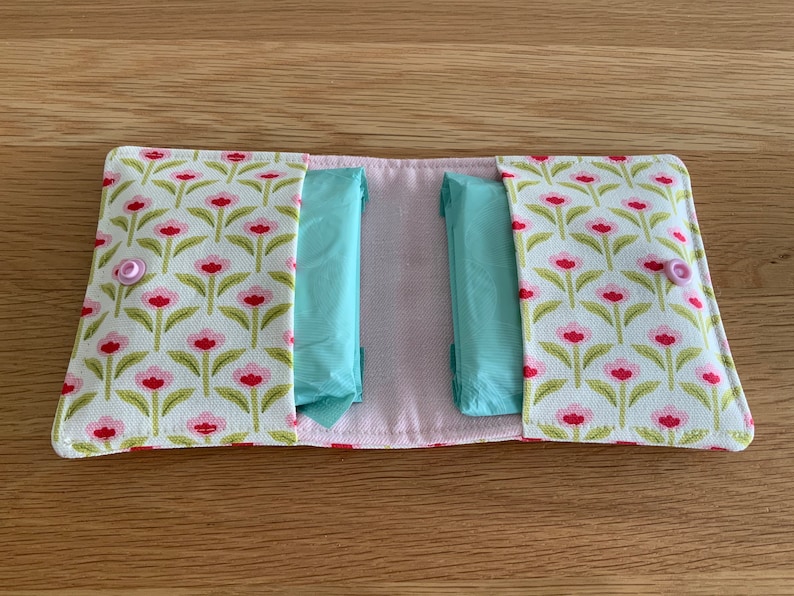 Sanitary Pad Holder Pouch Case Sanitary Purse Privacy Etsy
